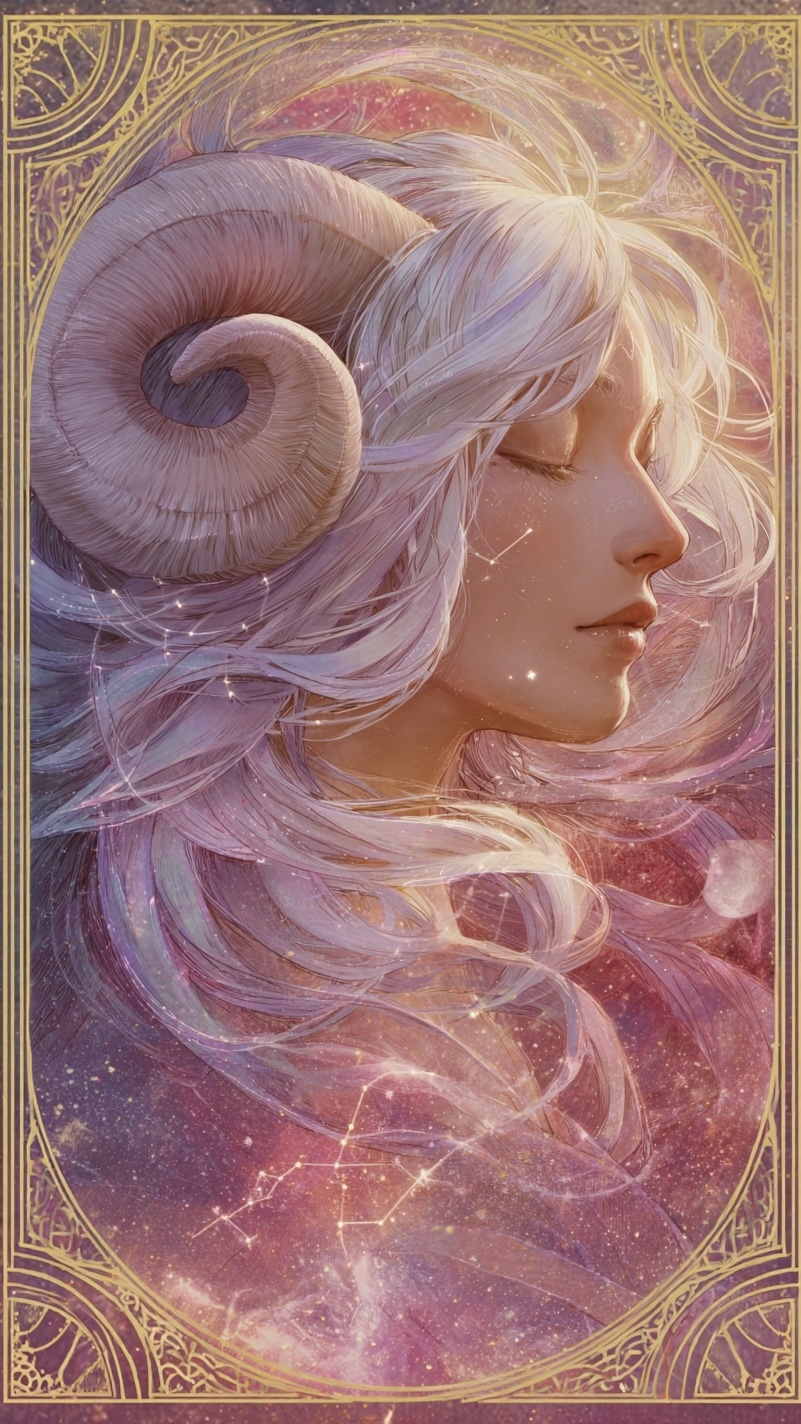 Aries zodiac card - Fire element