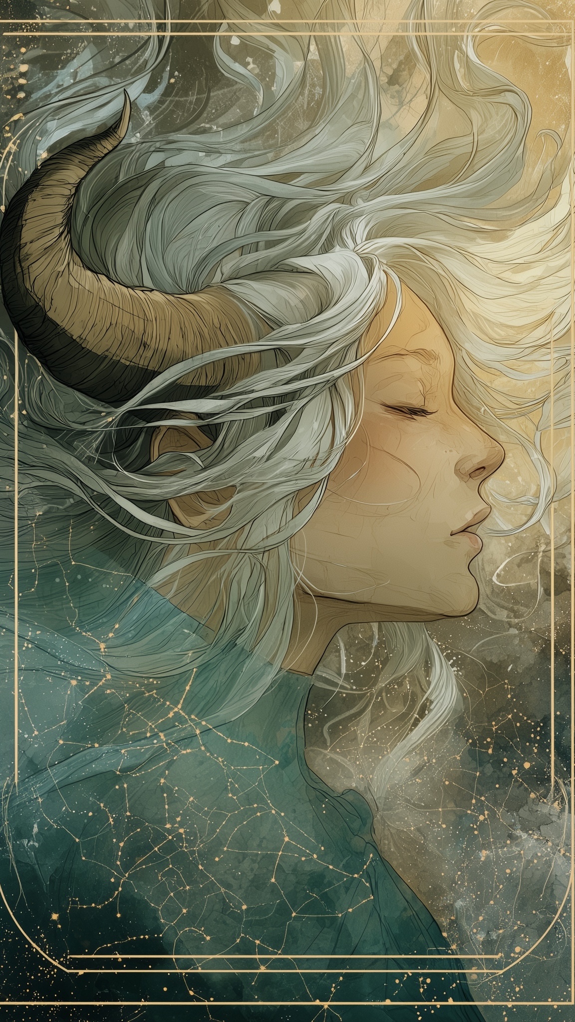 Taurus zodiac card - Earth element